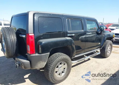 2007 Hummer H3 из США, поврежденный, VIN 5GTDN13E578153252